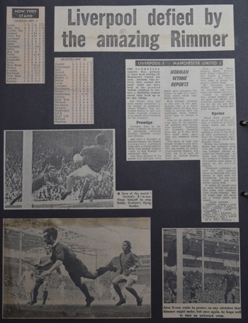 Press report from Adrian Killen's scrapbook